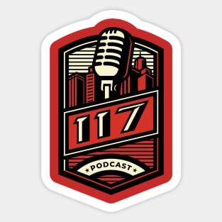 117 On Air Sticker